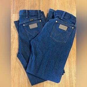 Wrangler Dark Blue Bootcut Jeans